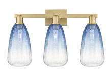 Innovations Lighting 716-3W-BB-G480-6SB - Brookhaven Almond - 3 Light - 26 inch - Brushed Brass - Bath Vanity Light