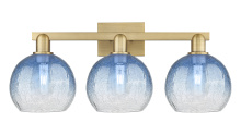 Innovations Lighting 716-3W-BB-G483-8SB - Brookhaven Globe - 3 Light - 26 inch - Brushed Brass - Bath Vanity Light