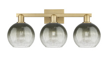 Innovations Lighting 716-3W-BB-G483-8SL - Brookhaven Globe - 3 Light - 26 inch - Brushed Brass - Bath Vanity Light