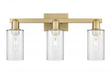Innovations Lighting 716-3W-BB-G802 - Clymer - 3 Light - 23 inch - Brushed Brass - Bath Vanity Light