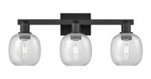 Innovations Lighting 716-3W-BK-G104 - Belfast - 3 Light - 25 inch - Matte Black - Bath Vanity Light