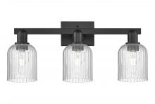 Innovations Lighting 716-3W-BK-G559-5SDY - Bridal Veil - 3 Light - 26 inch - Matte Black - Bath Vanity Light