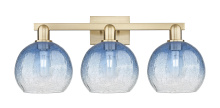 Innovations Lighting 716-3W-CB-G483-8SB - Brookhaven Globe - 3 Light - 26 inch - Champagne Bronze - Bath Vanity Light