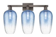 Innovations Lighting 716-3W-OB-G484-7SB - Brookhaven Flute - 3 Light - 26 inch - Oil Rubbed Bronze - Bath Vanity Light