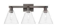 Innovations Lighting 716-3W-OB-GBC-82 - Berkshire - 3 Light - 26 inch - Oil Rubbed Bronze - Bath Vanity Light