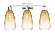 Innovations Lighting 716-3W-PN-G480-6AM - Brookhaven Almond - 3 Light - 26 inch - Polished Nickel - Bath Vanity Light