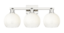 Innovations Lighting 716-3W-PN-G483-8OP - Brookhaven Globe - 3 Light - 26 inch - Polished Nickel - Bath Vanity Light
