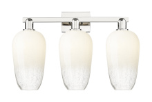 Innovations Lighting 716-3W-PN-G484-7OP - Brookhaven Flute - 3 Light - 26 inch - Polished Nickel - Bath Vanity Light