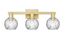 Innovations Lighting 716-3W-SG-G1215-6 - Athens Water Glass - 3 Light - 25 inch - Satin Gold - Bath Vanity Light