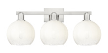 Innovations Lighting 716-3W-SN-G483-8OP - Brookhaven Globe - 3 Light - 26 inch - Brushed Satin Nickel - Bath Vanity Light