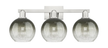 Innovations Lighting 716-3W-SN-G483-8SL - Brookhaven Globe - 3 Light - 26 inch - Brushed Satin Nickel - Bath Vanity Light