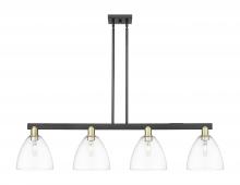 Innovations Lighting 716-4I-BAB-GBD-92 - Bristol - 4 Light - 52 inch - Black Antique Brass - Stem hung - Island Light