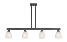 Innovations Lighting 716-4I-BK-G441 - Brookfield - 4 Light - 49 inch - Matte Black - Stem hung - Island Light