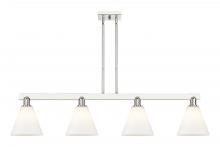 Innovations Lighting 716-4I-PN-GBC-81 - Berkshire Glass - 4 Light - 51 inch - Polished Nickel - Stem hung - Island Light