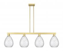 Innovations Lighting 716-4I-SG-G372 - Waverly - 4 Light - 51 inch - Satin Gold - Stem hung - Island Light
