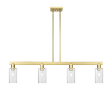 Innovations Lighting 716-4I-SG-G804 - Clymer - 4 Light - 47 inch - Satin Gold - Stem hung - Island Light