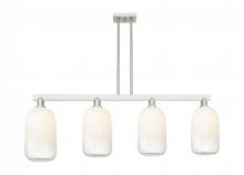 Innovations Lighting 716-4I-SN-G482-7OP - Brookhaven Cloche - 4 Light - 48 inch - Brushed Satin Nickel - Stem hung - Island Light