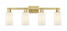 Innovations Lighting 716-4W-BB-G801 - Clymer - 4 Light - 31 inch - Brushed Brass - Bath Vanity Light