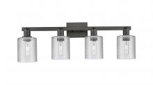 Innovations Lighting 716-4W-BK-G112 - Cobbleskill - 4 Light - 32 inch - Matte Black - Bath Vanity Light
