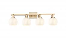 Innovations Lighting 716-4W-CB-G1217-6WV - White Venetian - 4 Light - 33 inch - Champagne Bronze - Bath Vanity Light