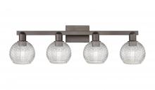 Innovations Lighting 716-4W-OB-G122C-6CL - Athens - 4 Light - 33 inch - Oil Rubbed Bronze - Bath Vanity Light