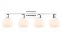 Innovations Lighting 716-4W-PC-G121-6 - Athens - 4 Light - 33 inch - Polished Chrome - Bath Vanity Light