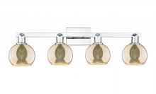 Innovations Lighting 716-4W-PC-G128-6 - Athens - 4 Light - 33 inch - Polished Chrome - Bath Vanity Light