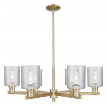 Innovations Lighting 716-6CR-CB-G112 - Cobbleskill - 6 Light - 35 inch - Champagne Bronze - Stem hung - Chandelier