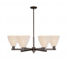 Innovations Lighting 716-6CR-OB-NBD-75-NAT - Bristol Natural - 6 Light - 24 inch - Oil Rubbed Bronze - Chandelier