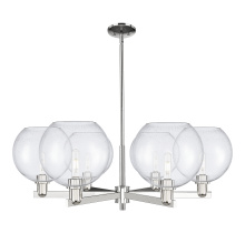 Innovations Lighting 716-6CR-PN-G124-10 - Athens - 6 Light - 40 inch - Polished Nickel - Stem hung - Chandelier