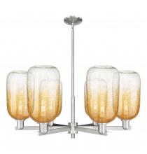 Innovations Lighting 716-6CR-SN-G482-7AM - Brookhaven Cloche - 6 Light - 24 inch - Satin Nickel - Chandelier