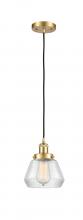 Innovations Lighting 916-1P-SG-G172 - Fulton - 1 Light - 6 inch - Satin Gold - Cord hung - Mini Pendant