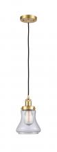 Innovations Lighting 916-1P-SG-G192 - Bellmont - 1 Light - 6 inch - Satin Gold - Cord hung - Mini Pendant