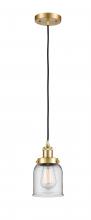 Innovations Lighting 916-1P-SG-G52 - Bell - 1 Light - 5 inch - Satin Gold - Cord hung - Mini Pendant