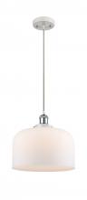 Innovations Lighting 916-1P-WPC-G71-L - Bell - 1 Light - 12 inch - White Polished Chrome - Cord hung - Mini Pendant