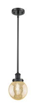 Innovations Lighting 916-1S-BK-G208-6 - Beacon - 1 Light - 6 inch - Matte Black - Mini Pendant