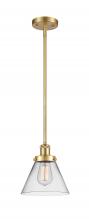 Innovations Lighting 916-1S-SG-G42 - Cone - 1 Light - 8 inch - Satin Gold - Mini Pendant