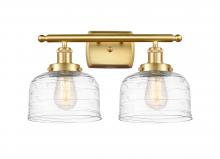 Innovations Lighting 916-2W-SG-G713 - Bell - 2 Light - 18 inch - Satin Gold - Bath Vanity Light