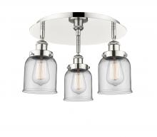 Innovations Lighting 916-3C-PN-G52 - Edison - 3 Light - 17 inch - Polished Nickel - Semi-Flush Mount