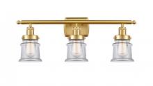 Innovations Lighting 916-3W-SG-G182S - Canton - 3 Light - 26 inch - Satin Gold - Bath Vanity Light