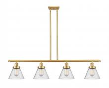 Innovations Lighting 916-4I-SG-G44 - Cone - 4 Light - 48 inch - Satin Gold - Stem Hung - Island Light