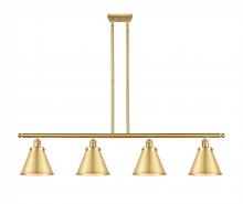 Innovations Lighting 916-4I-SG-M13-SG - Appalachian - 4 Light - 48 inch - Satin Gold - Stem Hung - Island Light