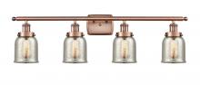 Innovations Lighting 916-4W-AC-G58-LED - Bell - 4 Light - 36 inch - Antique Copper - Bath Vanity Light