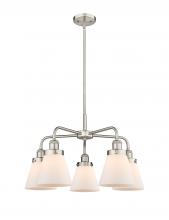 Innovations Lighting 916-5CR-SN-G61 - Cone - 5 Light - 25 inch - Satin Nickel - Chandelier