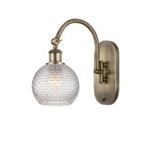 Innovations Lighting 918-1W-AB-G122C-6CL - Athens - 1 Light - 6 inch - Antique Brass - Sconce
