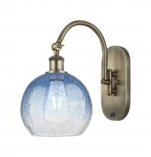 Innovations Lighting 918-1W-AB-G483-8SB - Brookhaven Globe - 1 Light - 8 inch - Antique Brass - Sconce