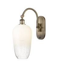 Innovations Lighting 918-1W-AB-G484-7OP - Brookhaven Flute - 1 Light - 7 inch - Antique Brass - Sconce