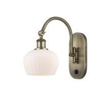 Innovations Lighting 918-1W-AB-G91 - Fenton - 1 Light - 7 inch - Antique Brass - Sconce
