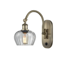 Innovations Lighting 918-1W-AB-G92 - Fenton - 1 Light - 7 inch - Antique Brass - Sconce