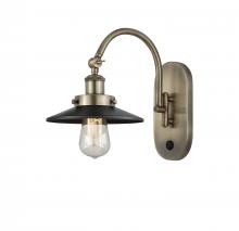 Innovations Lighting 918-1W-AB-M6 - Railroad - 1 Light - 8 inch - Antique Brass - Adjustable Swing Arm
